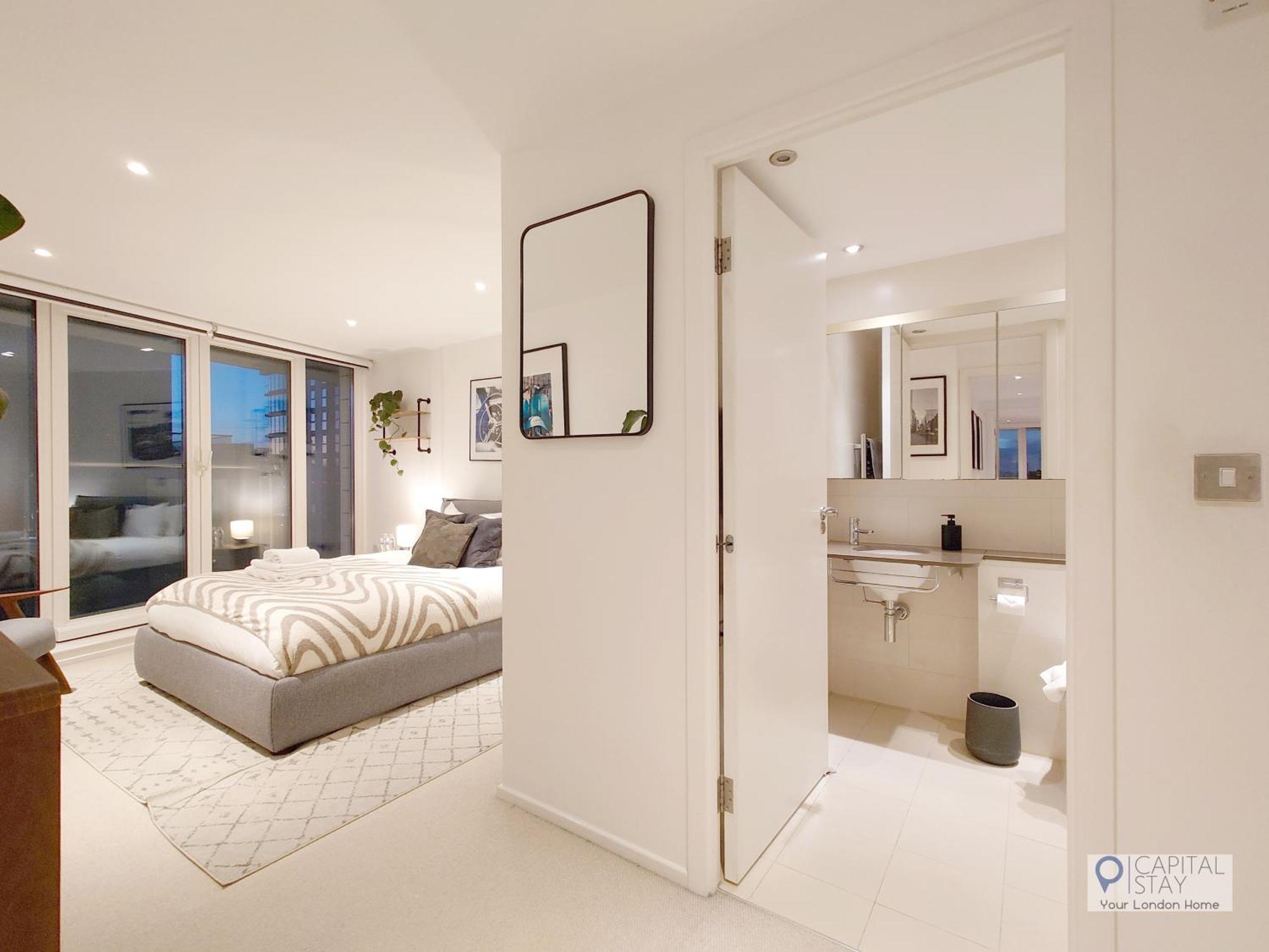 לונדון Deluxe Two Bed Apartment With River & City View מראה חיצוני תמונה